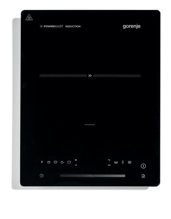Плитка настільна Gorenje індукційна, конфорок - 1 на 2кВт, керування - сенсорне, чорний
