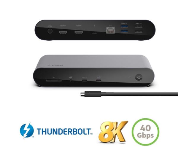 Док-станція Belkin USB-C Thunderbolt 4 Triple Display Dock 8K