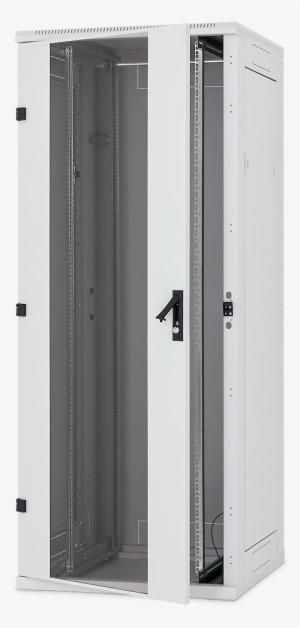 Шафа ZPAS 19", 42U, SZB IT, передні скляні двері, 600x1000 мм, максимально 1500кг, сіра