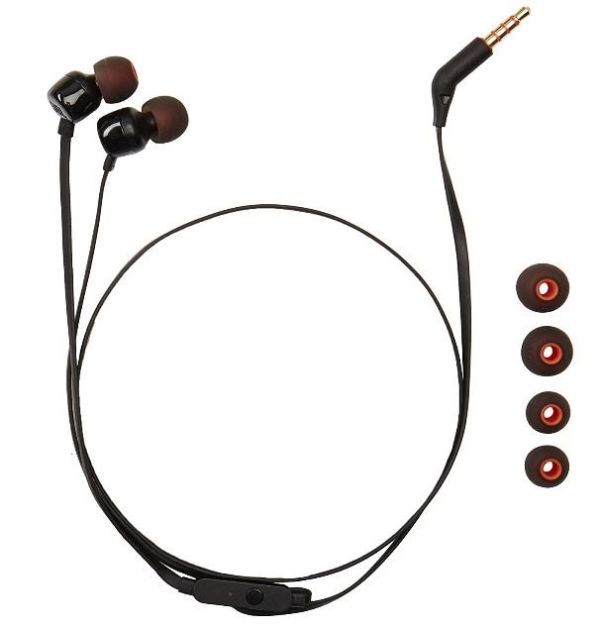 Навушники In-ear JBL T110 Mic Чорний