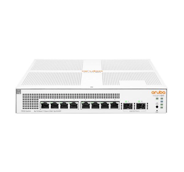 Комутатор HPE Aruba Instant On 1930, 8xGE, 2xGE SFP ports, PoE Сlass 4 124W, LT Warranty