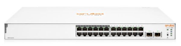 Комутатор HPE Aruba Instant On 1830 24xGE, PoE Class 4 195W (ports 1-12), 2xSFP ports, LT Warranty