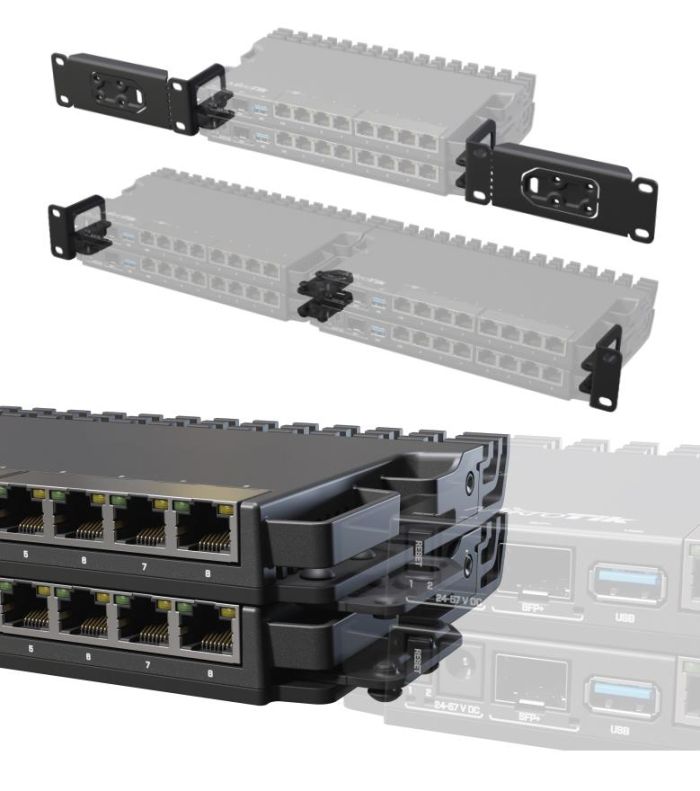 Набір для монтажу у стійку MikroTik  K-79 для RB5009/L009