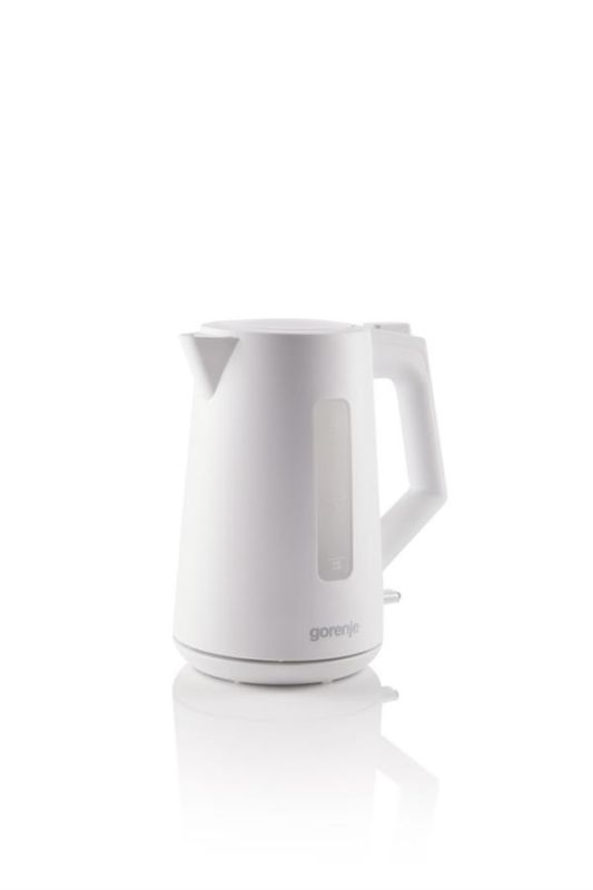 Електрочайник Gorenje 1.7л, Strix контроль, білий матовий