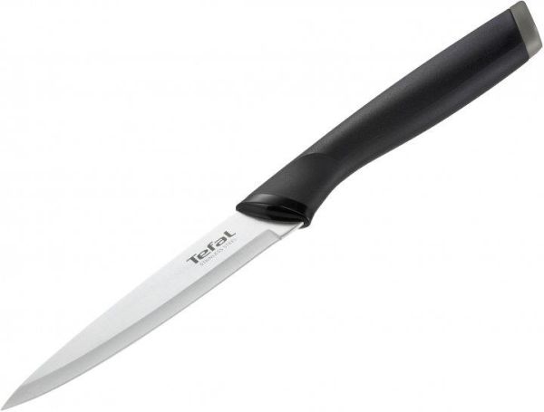 Кухонний ніж універсальний Tefal Comfort, 12см, нержавіюча сталь, пластик, чорний