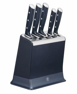 Набір ножів Tefal Ever Sharp Pro, 6 предметів, нержавіюча сталь, бакеліт, чорний