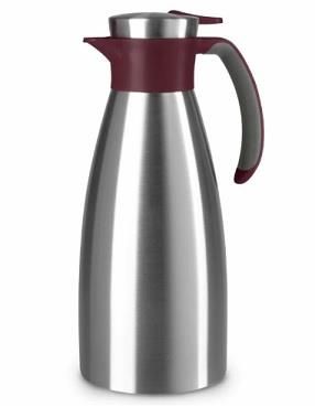 Термоглечик Tefal Soft Grip, 1.5л, нежавіюча сталь, пластик, бордовий