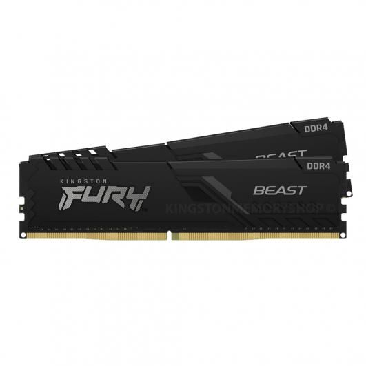 Пам'ять ПК Kingston DDR4 32GB KIT (16GBx2) 3200 FURY Beast
