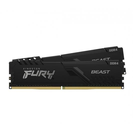 Пам'ять ПК Kingston DDR4 16GB KIT (8GBx2) 3600 FURY Beast