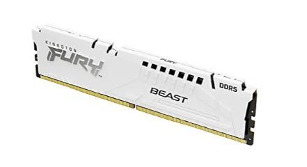 Пам'ять ПК Kingston DDR5  16GB 5600 FURY Beast Білий XMP