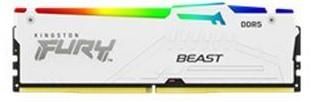 Пам'ять ПК Kingston DDR5  16GB 6000 FURY Beast EXPO Білий