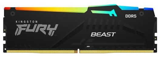 Пам'ять ПК Kingston DDR5 64GB KIT (32GBx2) 6000 FURY Beast RGB