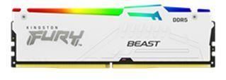 Пам'ять ПК Kingston DDR5  16GB 6000 FURY Beast  Білий RGB EXPO