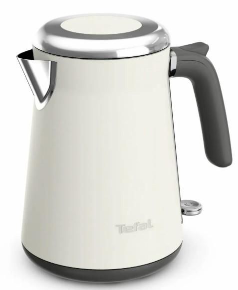 Електрочайник Tefal Collection 1.68л, Strix, нерж. сталь, бежевий