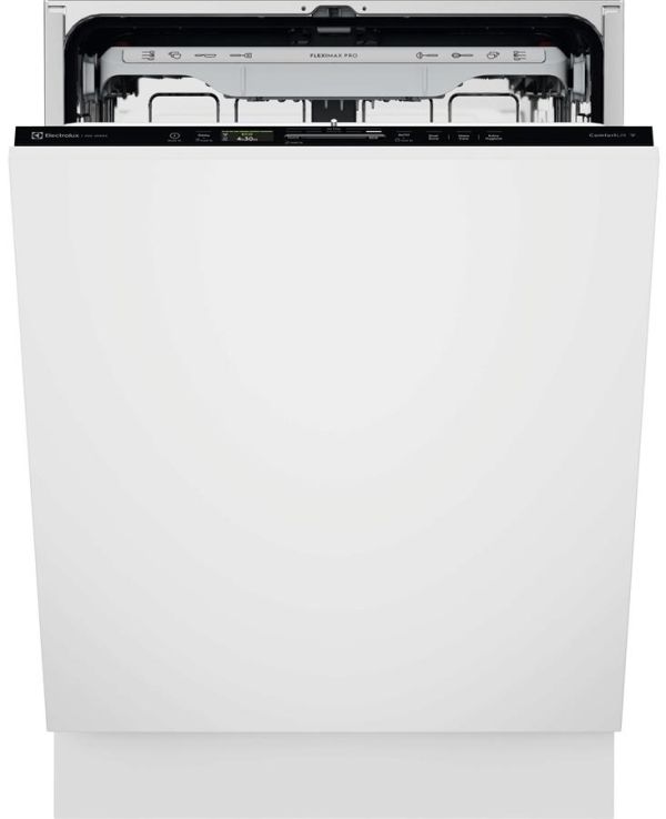Посудомийна машина Electrolux вбудована, 14компл., А, 60см, дисплей, інвертор, 3й кошик, ComfortLift, чорний