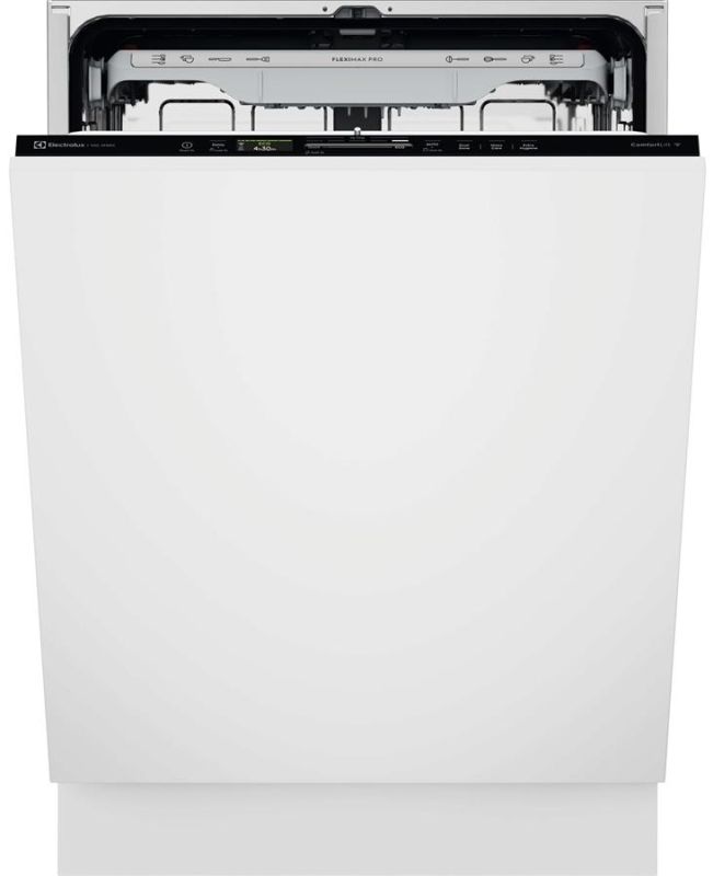 Посудомийна машина Electrolux вбудована, 14компл., А, 60см, дисплей, інвертор, 3й кошик, ComfortLift, чорний