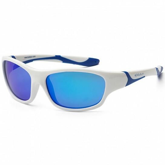 Дитячі сонцезахисні окуляри Koolsun Sport, 3-8р, біло-блакитний