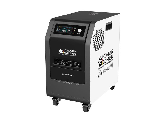 Портативна електростанція Konner&Sohnen KS 3000PS, 3000Вт, 3200Вт·год, LifePo4, 37кг
