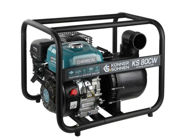 Мотопомпа бензинова Konner&Sohnen KS 80CW 1000л/хв 7.0к.с 28кг