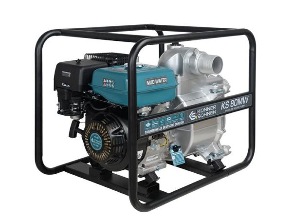 Мотопомпа бензинова Konner&Sohnen KS 80MW 1000л/хв 9.0к.с 60кг