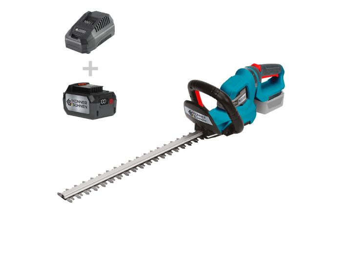 Кущоріз акумуляторний Konner&Sohnen KS HT-20V 20В акб 1х4А·год 55см крок різу 16мм 2.5кг