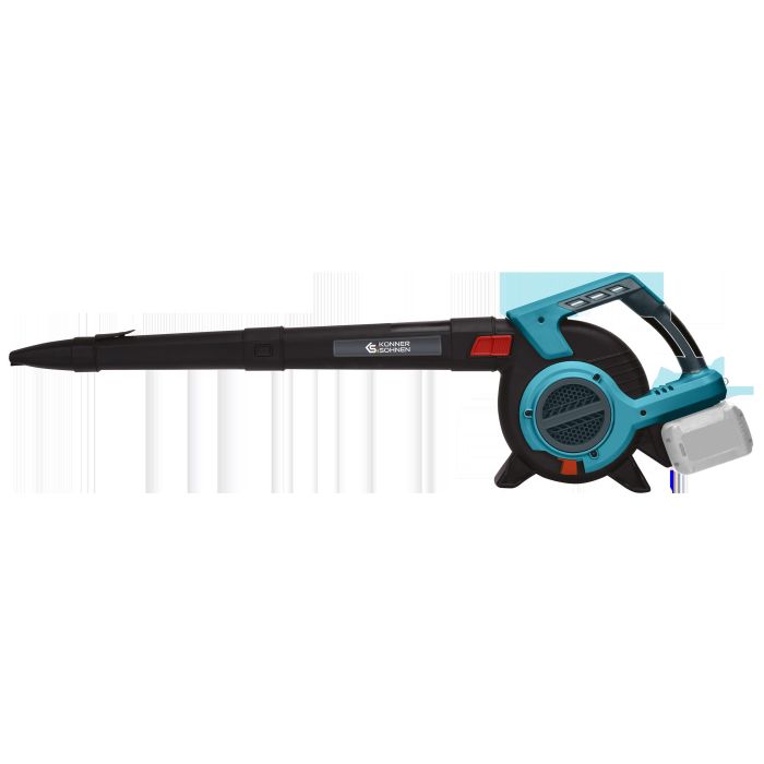 Повітродув-пилосос садовий акумуляторний Konner&Sohnen KS LBV-40V 40В 16300об/хв 4 швидкості + турборежим 3.5кг