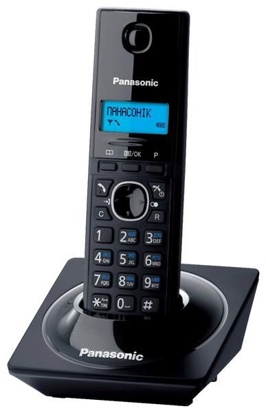 Радіотелефон DECT Panasonic KX-TG1711UAB, чорний