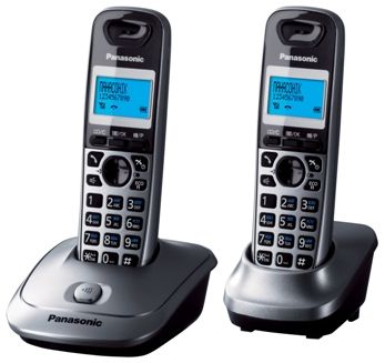 Радіотелефон DECT Panasonic KX-TG2512UAM, Metallic