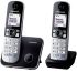 Радіотелефон DECT Panasonic KX-TG6812UAB, чорний