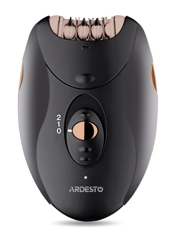 Епілятор ARDESTO LESH-Y305 пінцетний, акумул., пінцет.-18, сух., насадок-1, чорний