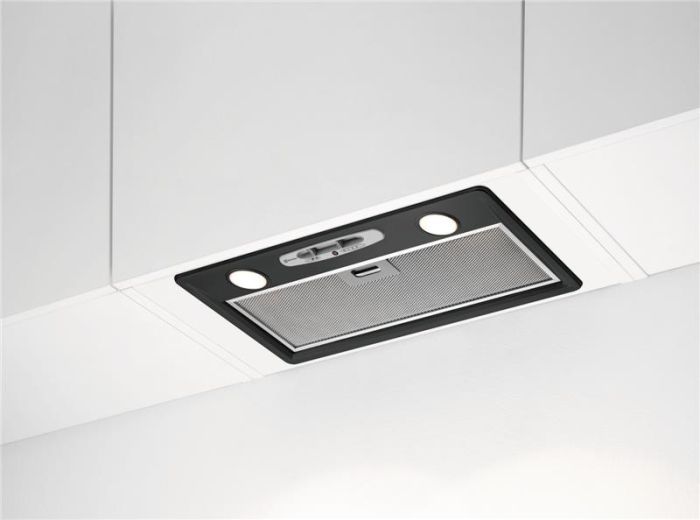 Витяжка Electrolux вбудована, 52см, 600м.куб/год., чорний