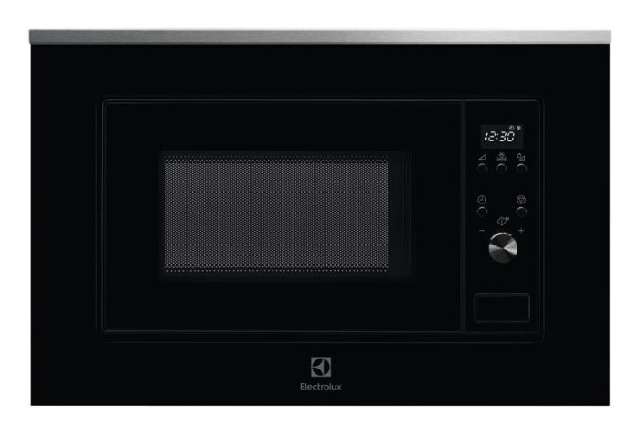 Мікрохвильова піч Electrolux вбудована, 20л, електрон. керування, 700Вт, дисплей, чорний