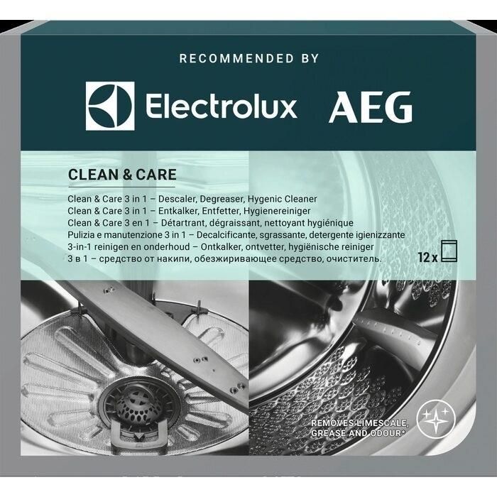 Набір Electrolux для чищення пральних та посудомийних машин, 12x50гр