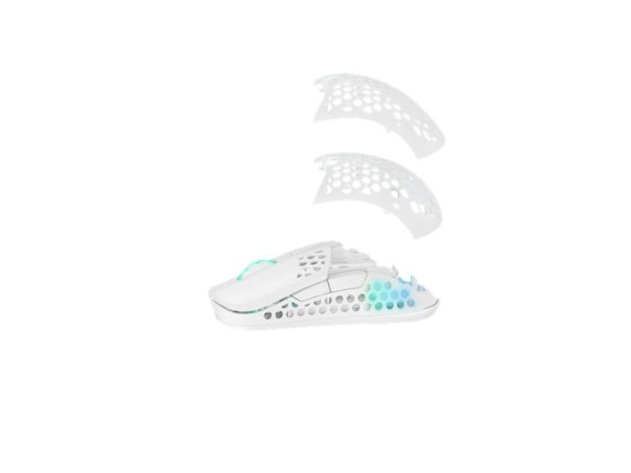 Миша Xtrfy M42, WL/USB-A, RGB, білий