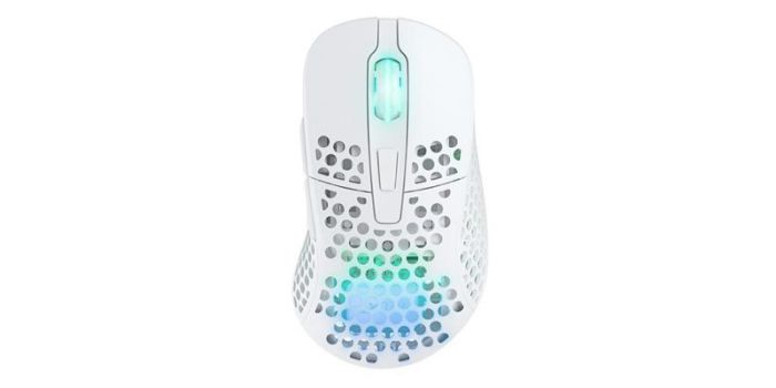 Миша Xtrfy M4, WL/USB-A, RGB, білий