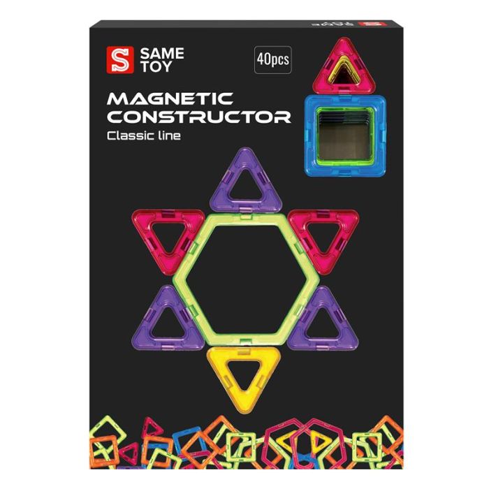 Конструктор магнітний  Same toy Classic line 40ел