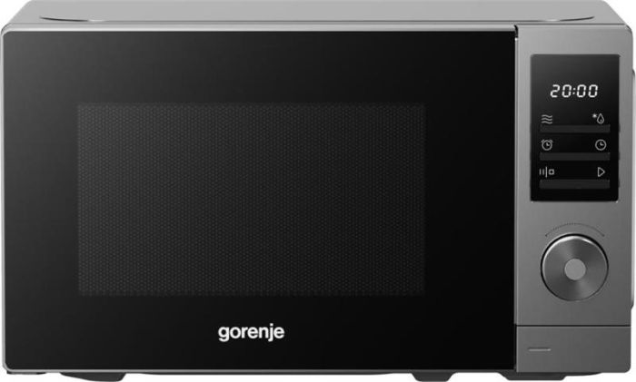 Мікрохвильова піч Gorenje, 20л, електр. керув., 700Вт, дисплей, нерж