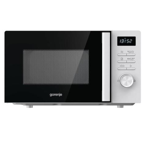 Мікрохвильова піч Gorenje, 20л, електр. керув., 800Вт, дисплей, білий