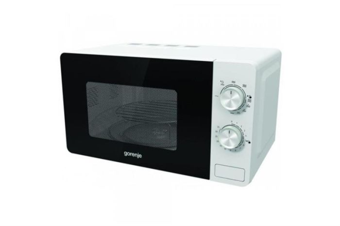 Мікрохвильова піч Gorenje, 20л, мех. управл., 800Вт, гриль, білий
