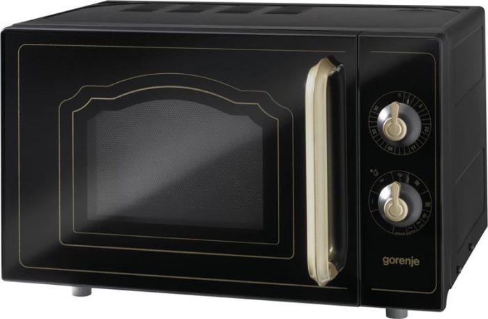 Мікрохвильова піч Gorenje, 20л, мех. керув., 700Вт, гриль, чорний