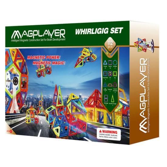 Конструктор Magplayer магнітний набір 112ел