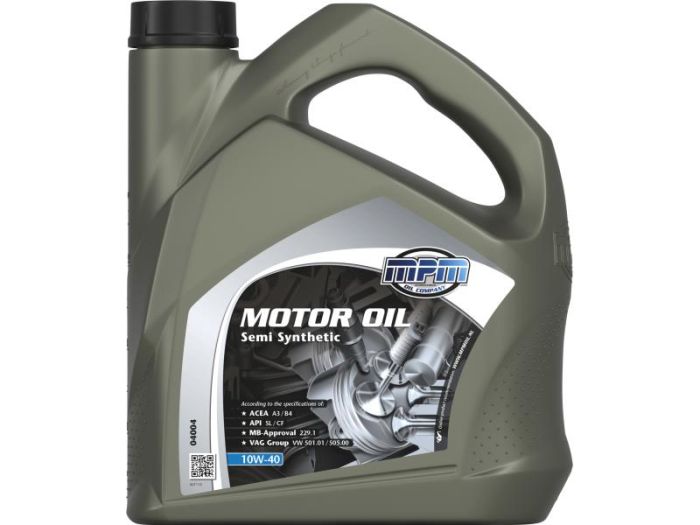 Олива моторна MPM Semi Synthetic 10W-40 4л (04004)