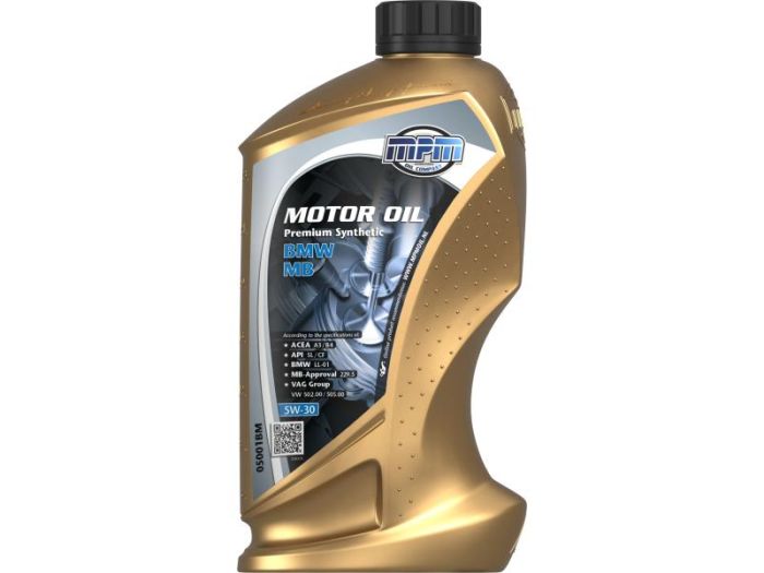 Олива моторна MPM Premium Synthetic BMW / MB 5W-30 1л (05001BM)