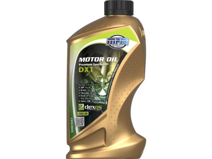 Олива моторна MPM Premium Synthetic DX1 5W-30 1л (05001DX1)