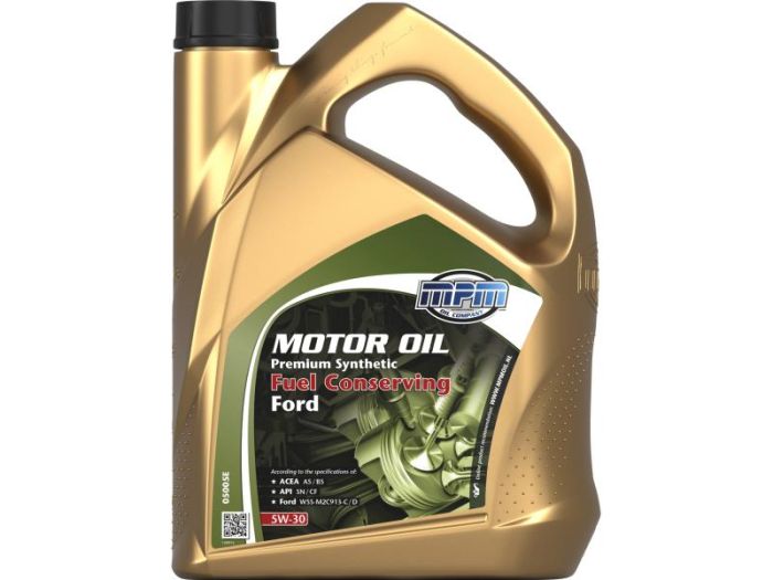 Олива моторна MPM Premium Synthetic Fuel Conserving Ford 5W-30 5л (05005E)