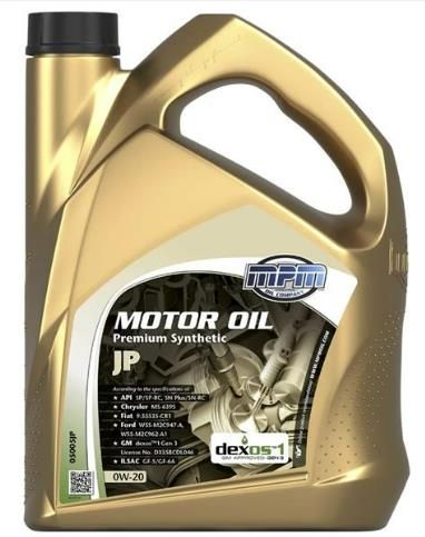 Олива моторна MPM Premium Synthetic JP 0W-20 5л (05005JP)