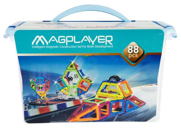 Конструктор Magplayer магнітний набір 88ел