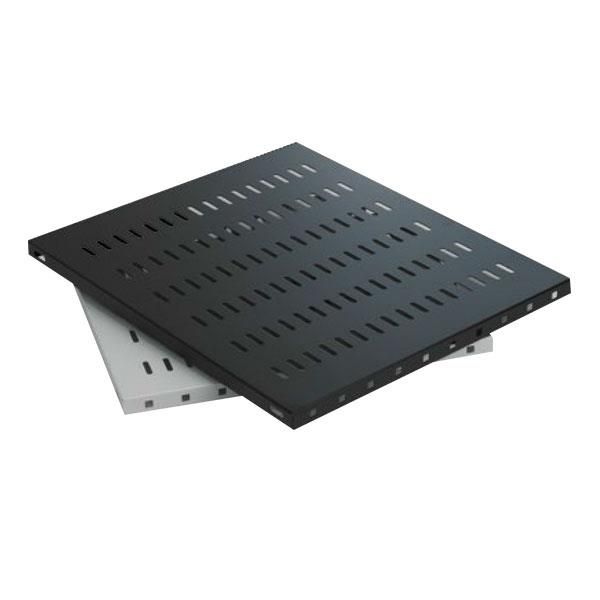Полиця MIRSAN 19", 1U, для шафи глибиною 1000 мм, чорна