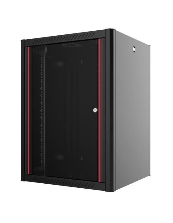Шафа MIRSAN 19", 9U, WTN, 600x450 мм, максимально 100 кг, чорна