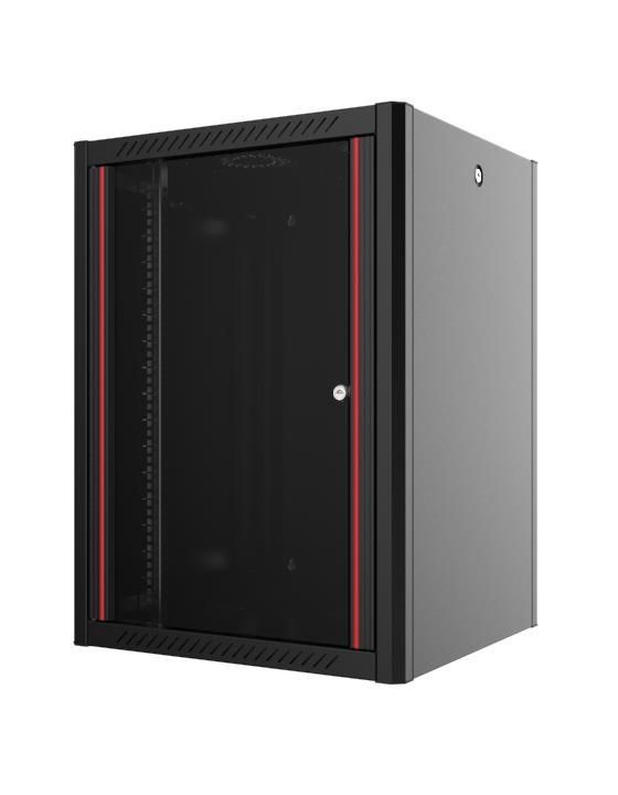Шафа MIRSAN 19", 9U, WTN, 600x600 мм, максимально 100 кг, чорна